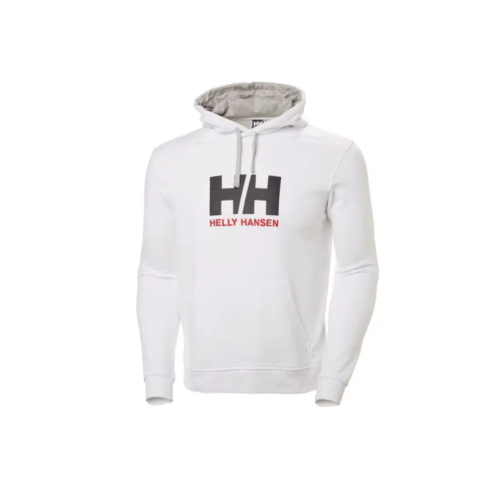 ⁨Bluza Helly Hansen Logo Hoodie M 33977 (kolor Biały, rozmiar M)⁩ w sklepie Wasserman.eu