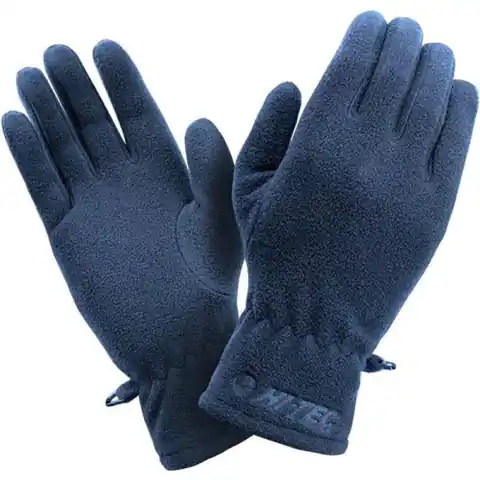 ⁨Rękawiczki polarowe Hi-tec Salmo M (kolor Granatowy, rozmiar L/XL)⁩ w sklepie Wasserman.eu