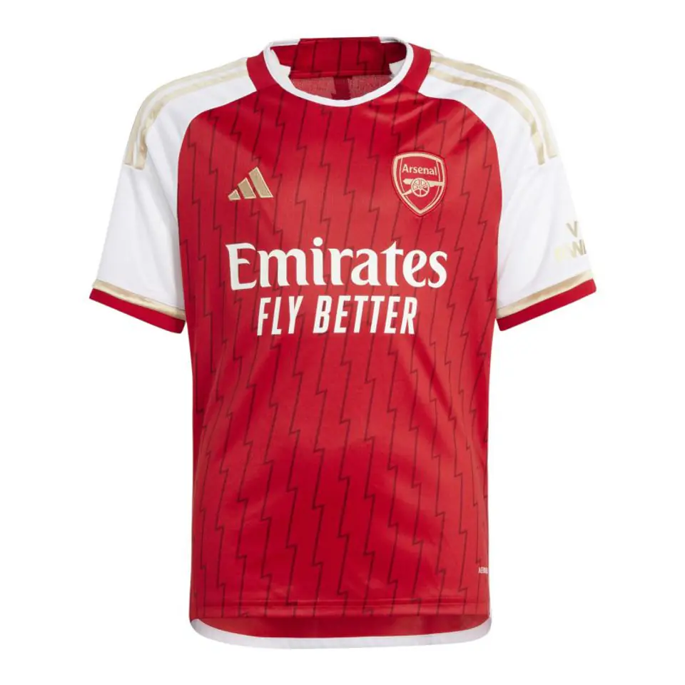 ⁨Koszulka adidas Arsenal Londyn Home Jr (kolor Czerwony, rozmiar 140)⁩ w sklepie Wasserman.eu