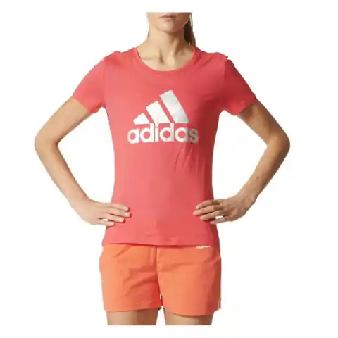⁨Koszulka adidas Foil Logo W (kolor Różowy, rozmiar S)⁩ w sklepie Wasserman.eu