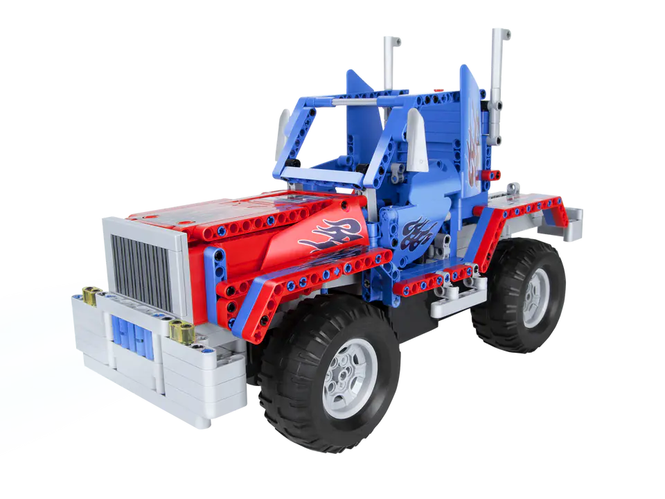 ⁨ZAB0107 Remote-controlled car for assembly from Blocks Truck by Quer⁩ at Wasserman.eu
