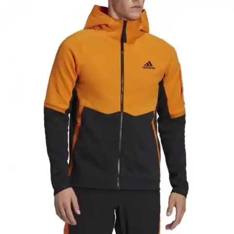 ⁨Bluza adidas M D4gmdy Fzhd M (kolor Czarny. Pomarańczowy, rozmiar S)⁩ w sklepie Wasserman.eu