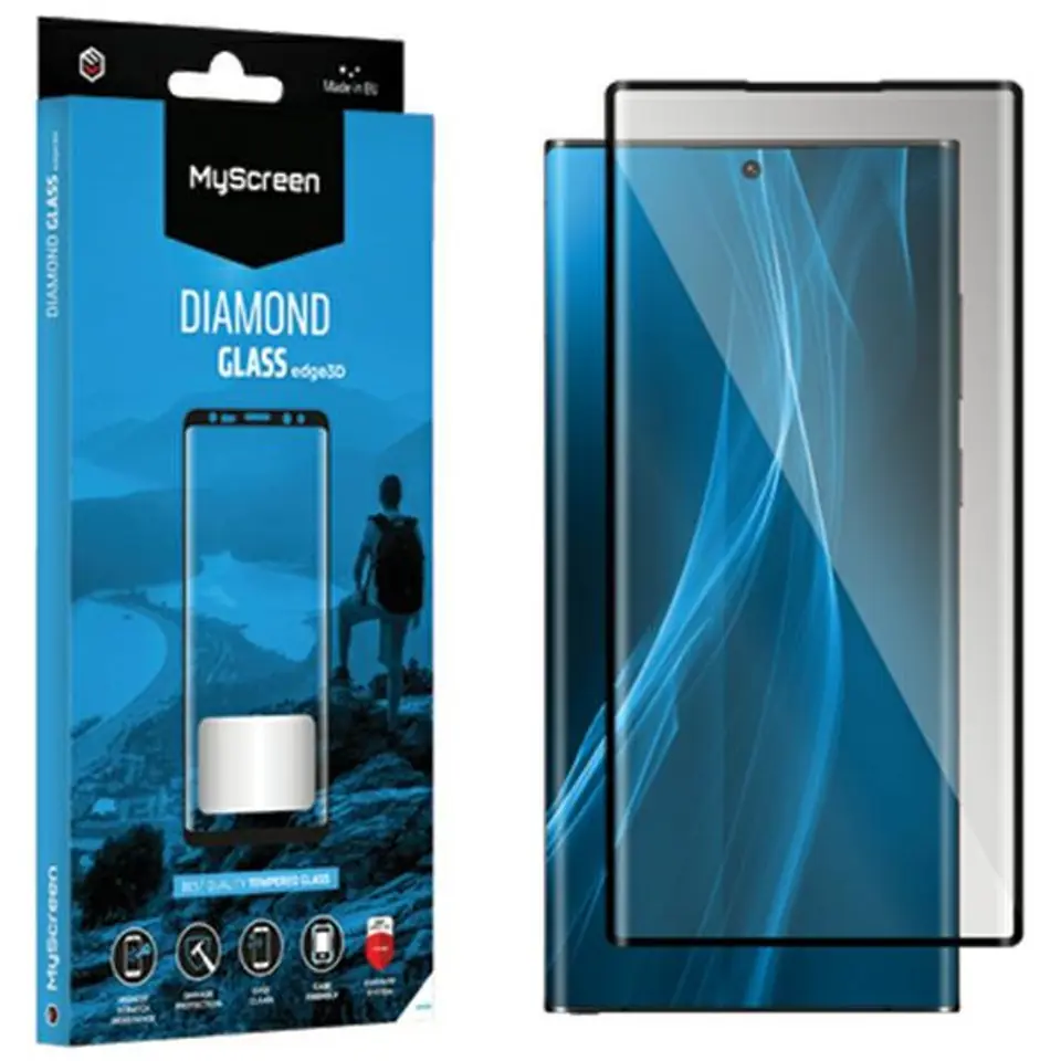 ⁨MS Diamond Glass Edge 3D Xiaomi Mi 11/ 11 Pro/11 Ultra 5G czarny/black Tempered Glass⁩ w sklepie Wasserman.eu
