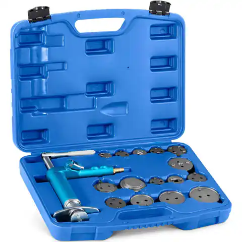⁨Zestaw narzędzi pneumatycznych do wciskania tłoczków hamulcowych 5 - 8 bar - 16 el.⁩ w sklepie Wasserman.eu