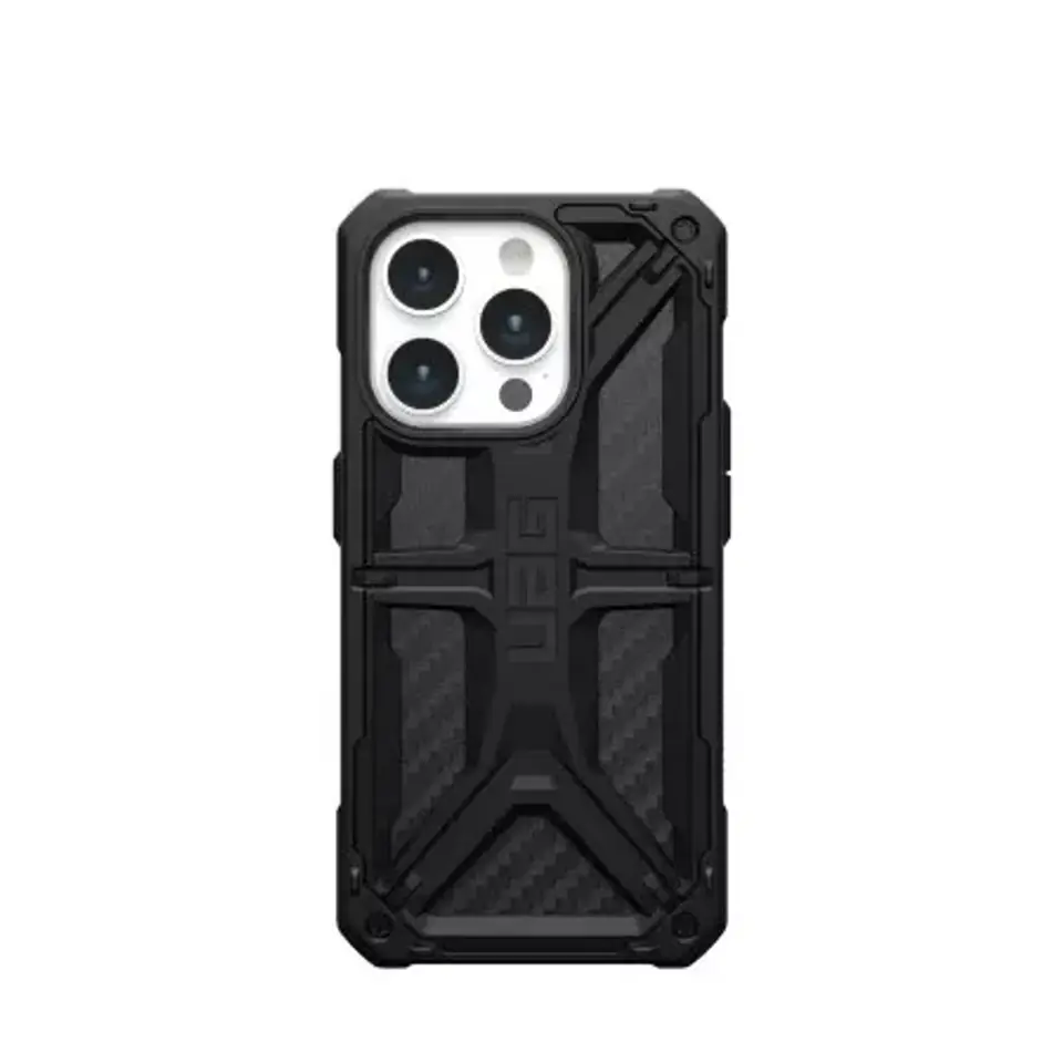 ⁨Etui UAG Monarch - obudowa ochronna do iPhone 15 Pro (carbon fiber)⁩ w sklepie Wasserman.eu