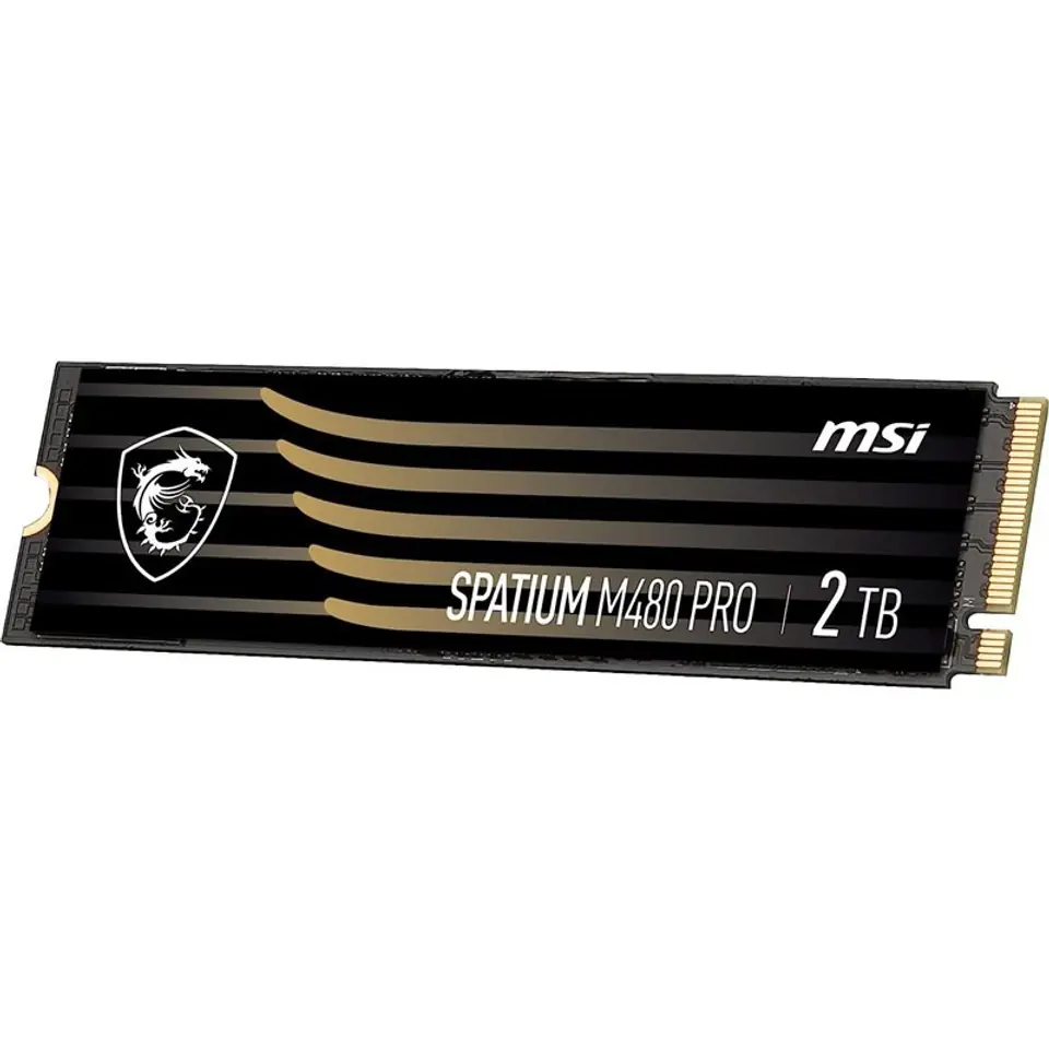 ⁨Dysk SSD MSI SPATIUM M480 Pro 2TB PCIe 4.0 NVMe M.2 2280⁩ w sklepie Wasserman.eu