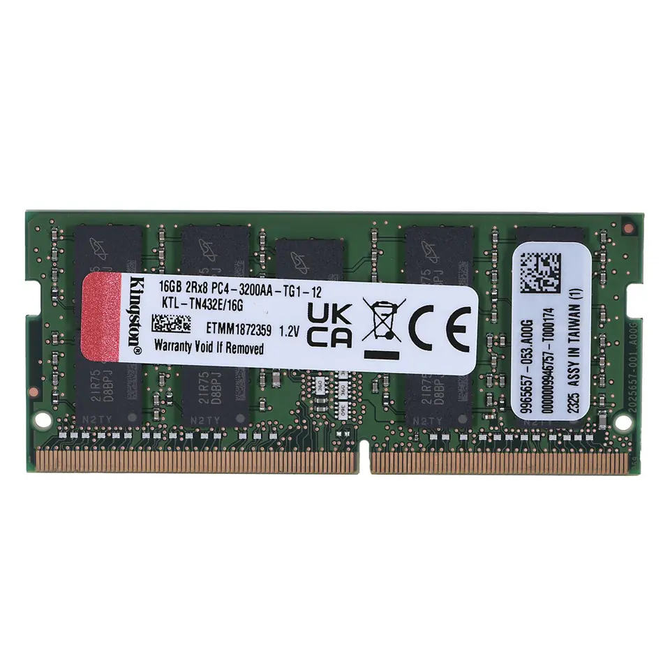 ⁨Kingston dedicated memory for Lenovo 16GB DDR4 3200Mhz ECC SODIMM⁩ at Wasserman.eu