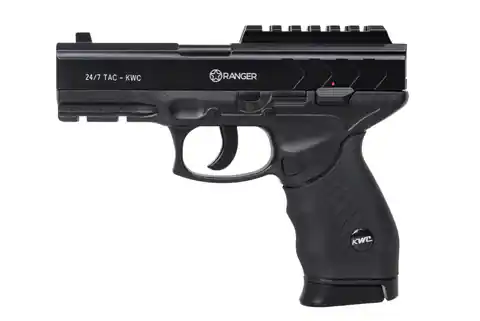 ⁨Wiatrówka pistolet RANGER 24/7 TAC KWC kal. 4,5 Diabolo 16 strz. METAL SLIDE CO2 (AAKCPD463AZB)⁩ w sklepie Wasserman.eu