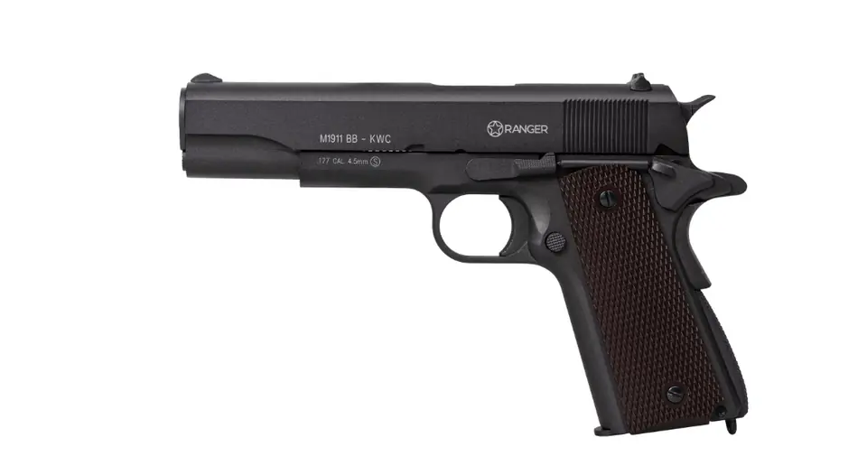 ⁨Air rifle Air rifle Ranger M1911 BB KWC Kal. 4,5 BBS Blow Back  17 Strz. Full Metal Co2⁩ at Wasserman.eu