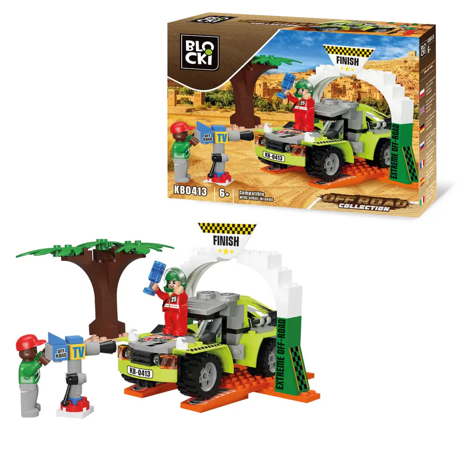 ⁨KLOCKI BLOCKI – OFFROAD Collection – Na podium rajdu 126 el.⁩ w sklepie Wasserman.eu