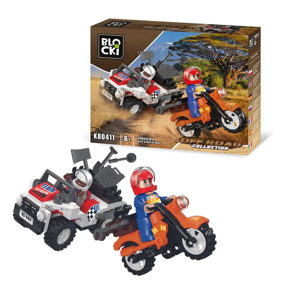 ⁨KLOCKI BLOCKI – OFFROAD Collection – Wyścig Enduro 91 el.⁩ w sklepie Wasserman.eu