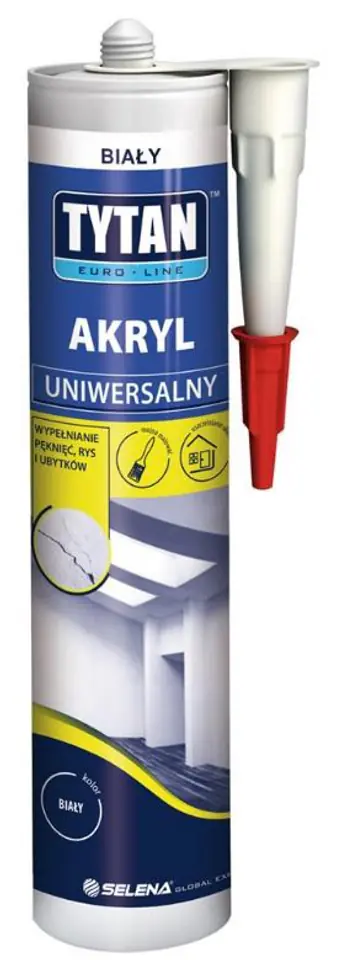 ⁨AKRYL EURO-LINE 280ML BIAŁY⁩ w sklepie Wasserman.eu