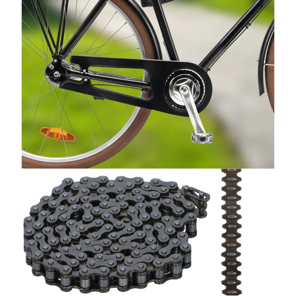 ⁨ŁAŃCUCH ROWEROWY 112OGNIW 12,7X3,2 MM 1 RZĘDOWY BICYCLE GEAR⁩ w sklepie Wasserman.eu