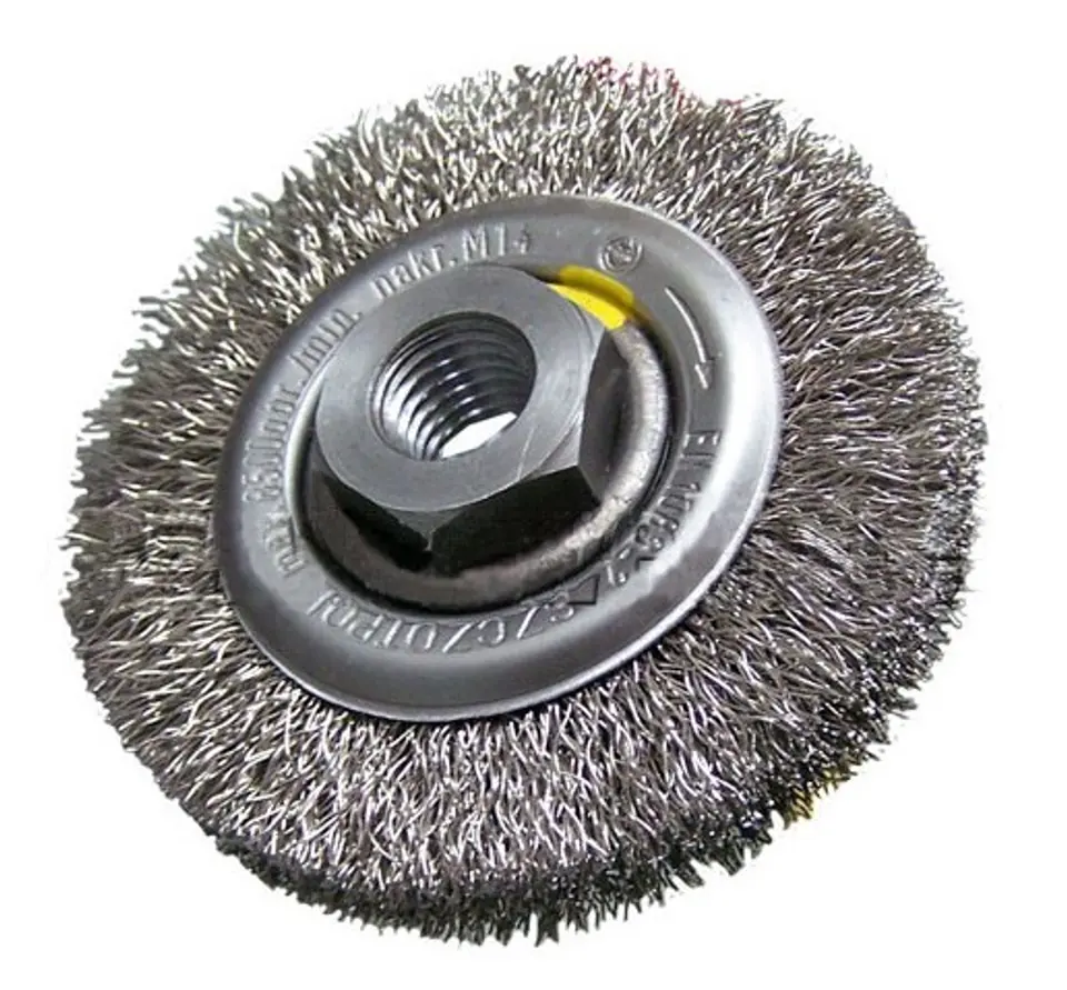 ⁨DISC BRUSH STEEL WIRE M-14, FI110MM⁩ at Wasserman.eu