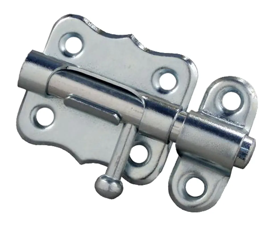 ⁨ROUND NICKEL-PLATED LATCH L-100⁩ at Wasserman.eu