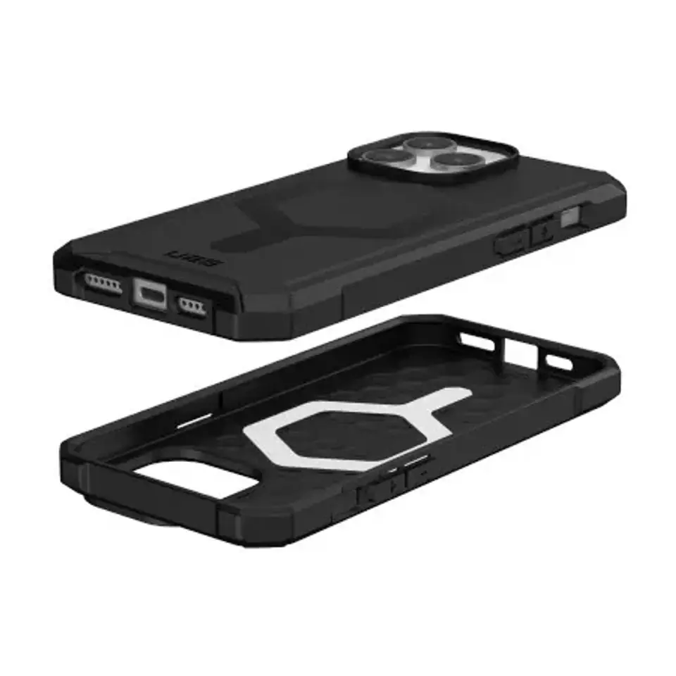 ⁨Etui UAG Essential Armor Magsafe - obudowa ochronna do iPhone 15 Pro Max (black)⁩ w sklepie Wasserman.eu