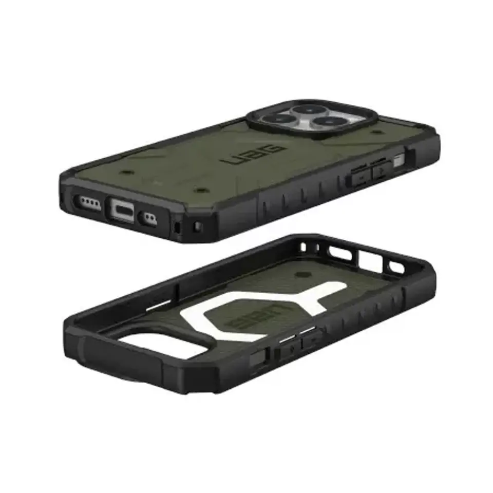 ⁨Etui UAG Pathfinder Magsafe - obudowa ochronna do iPhone 15 Pro (olive)⁩ w sklepie Wasserman.eu