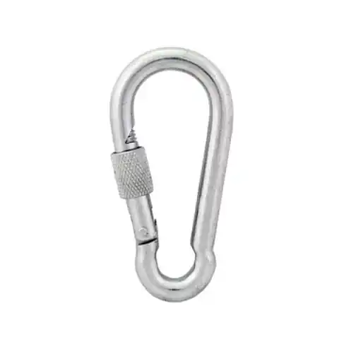 ⁨ROPE CARABINER WITH PROTECTION DIN 5299D 4*40MM⁩ at Wasserman.eu