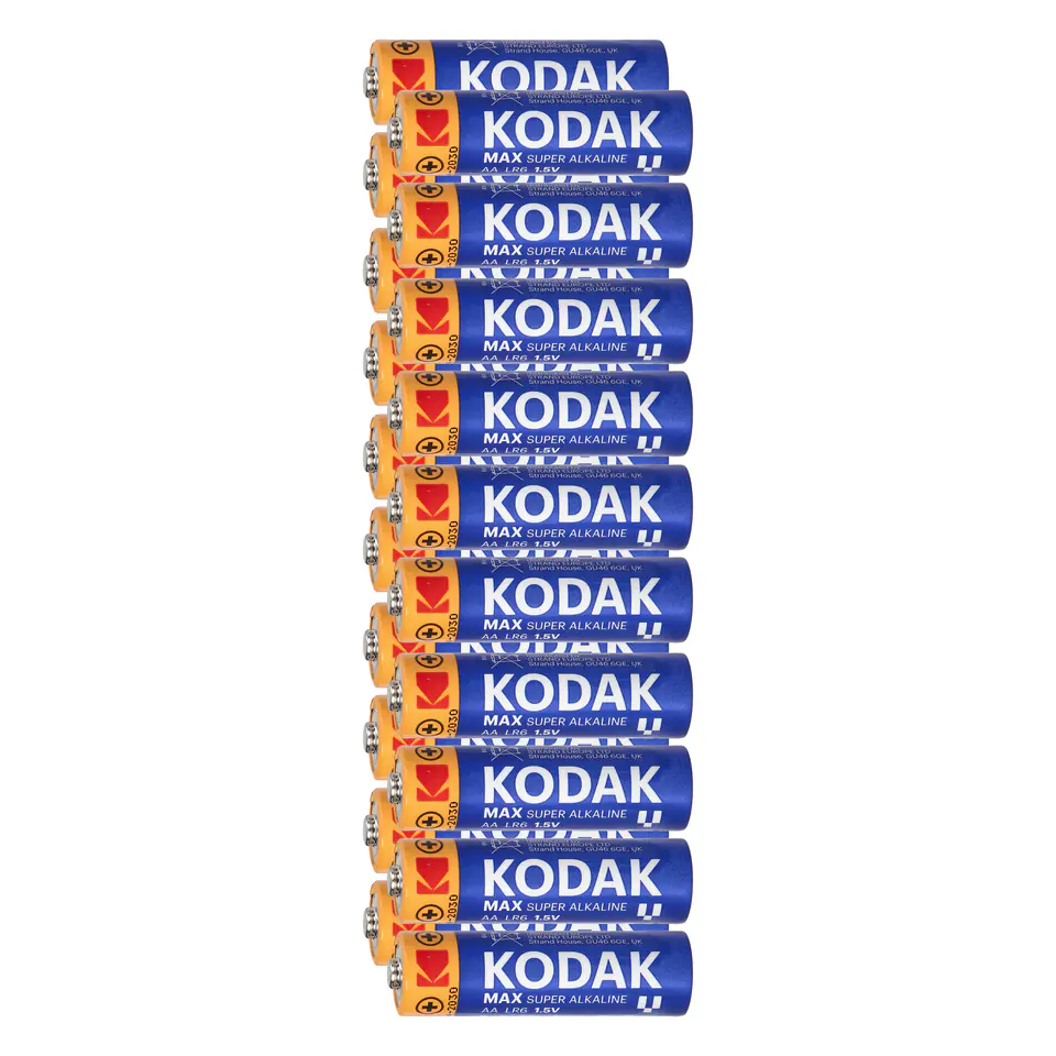 ⁨Baterie Kodak MAX Alkaline AA LR6, 10 szt. folia⁩ w sklepie Wasserman.eu