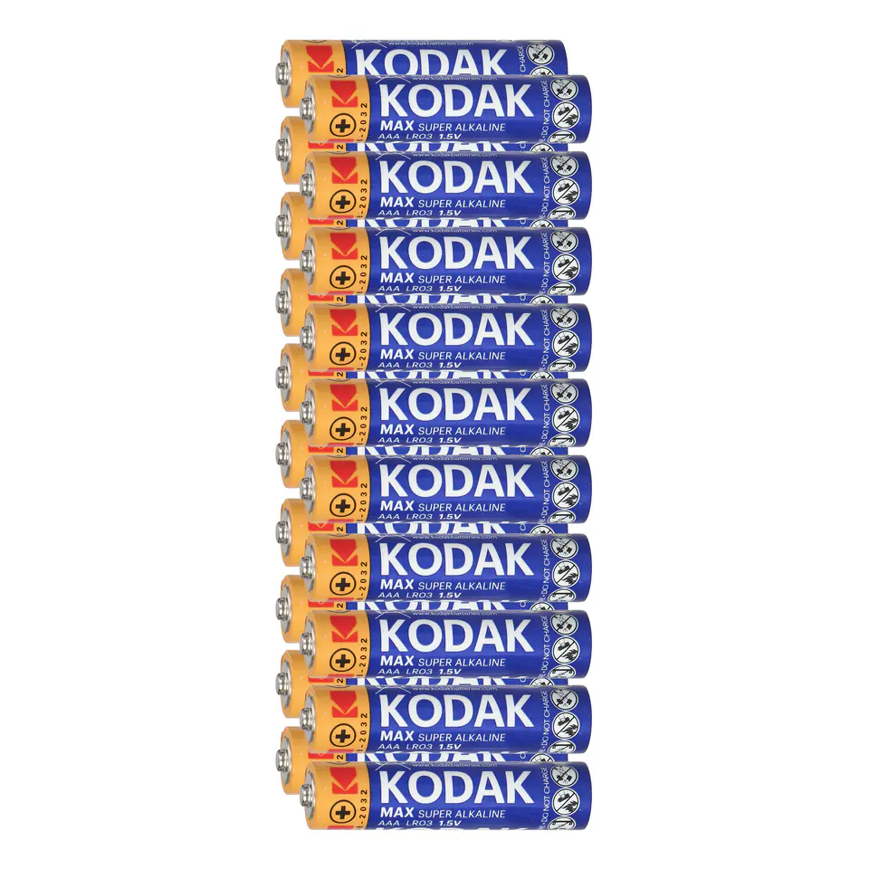 ⁨Baterie Kodak MAX Alkaline AAA LR03, 10 szt. folia⁩ w sklepie Wasserman.eu