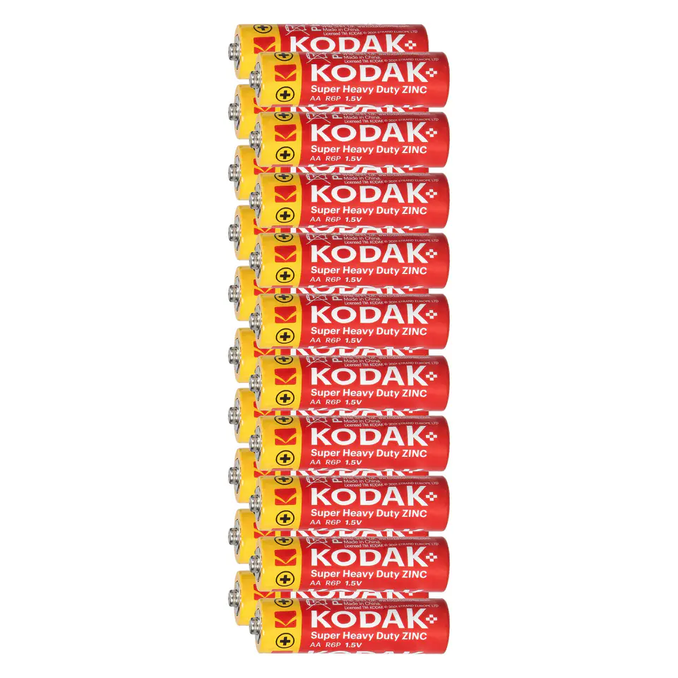 ⁨Baterie Kodak ZINC Super Heavy Duty AA LR6, 20 szt. folia⁩ w sklepie Wasserman.eu