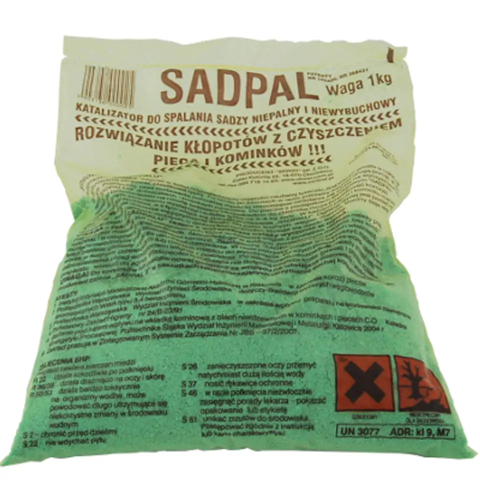 ⁨CATALYST FOR BURNING SOOT SADPAL 0.5KG⁩ at Wasserman.eu