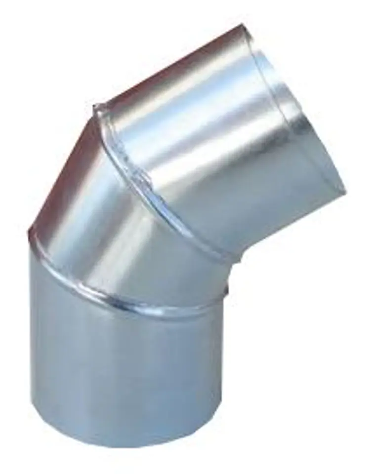 ⁨GALVANIZED SOLDERED ELBOW 150MM⁩ at Wasserman.eu