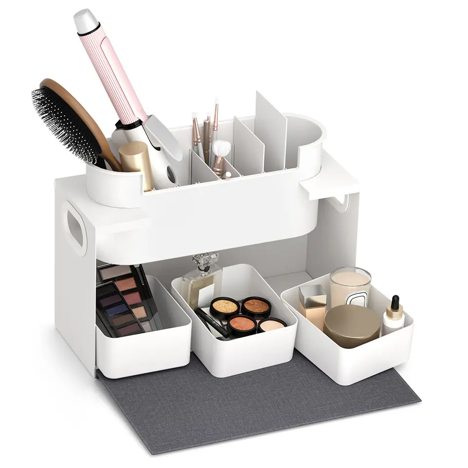 ⁨Organizer pojemnik uniwersalny na przybory kosmetyczne i kosmetyki Maclean, 8kg, 367x150x220mm, MC-479⁩ w sklepie Wasserman.eu