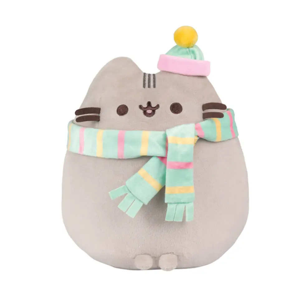 Plush toy 23 cm Pusheen in a scarf Aurora DAFFI P 231 at Wasserman.eu