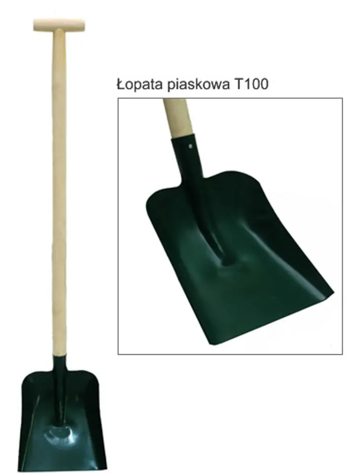 ŁOPATA PIASKOWA OPRAWNA PROSTA w sklepie Wasserman.eu