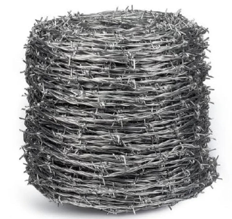 ⁨BARBED WIRE 2.5*2.0 4-SPIKED OCTINTED 20KG PIECE⁩ at Wasserman.eu