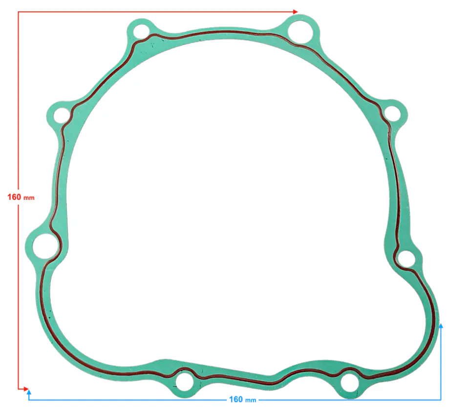 ⁨Uszczelka lewej pokrywy karteru do motocykla Classic 125⁩ w sklepie Wasserman.eu