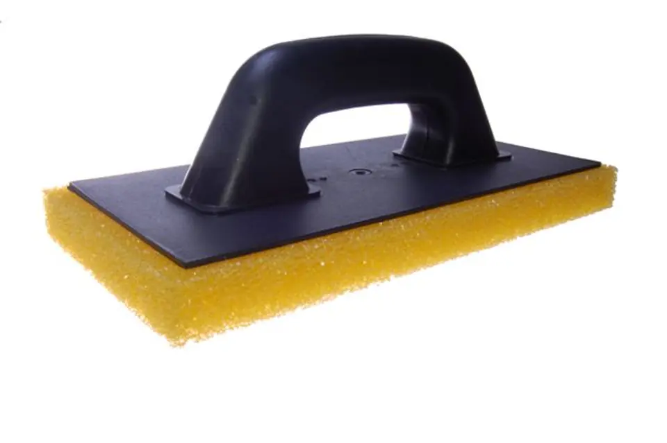 ⁨PLASTIC TROWEL 25MM WITH SHARP SPONGE⁩ at Wasserman.eu