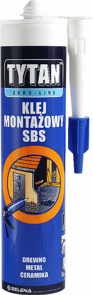 ⁨KLEJ MONTAŻOWY 280ML TYTAN EURO-LINE⁩ w sklepie Wasserman.eu