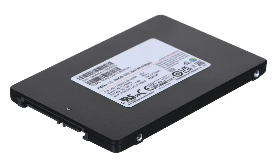 ⁨SSD Samsung PM883 960GB SATA 2.5" MZ7LH960HAJR-00005 (DWPD 1.3)⁩ at Wasserman.eu