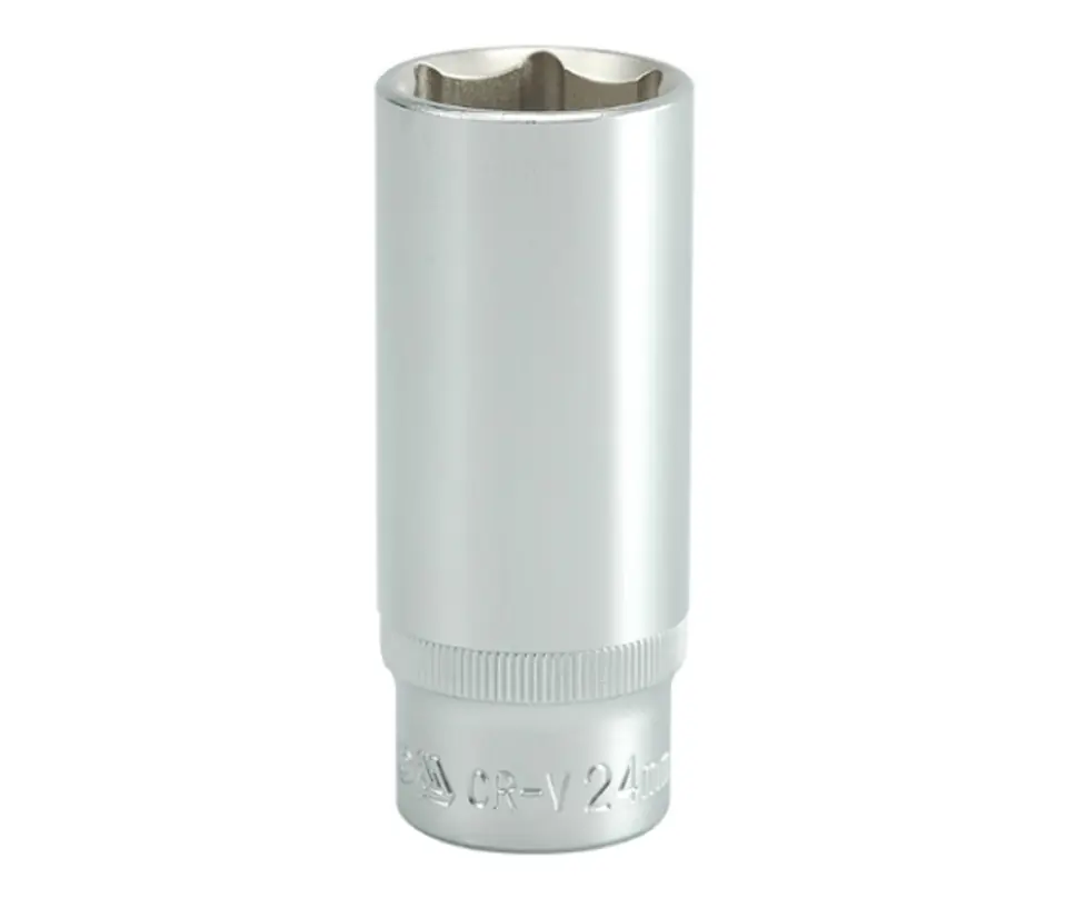 NASADKA DŁUGA 6-KĄTNA CHROMOWANA 1/2'' 24MM w sklepie Wasserman.eu