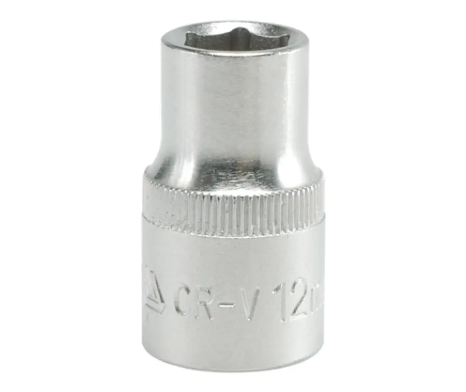 ⁨SHORT 6-POINT CHROME 1/2'' 12MM⁩ at Wasserman.eu