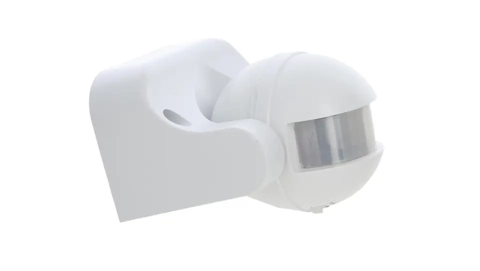 ⁨Czujnik ruchu 1200W 180st. biały B50-SES09WH⁩ w sklepie Wasserman.eu