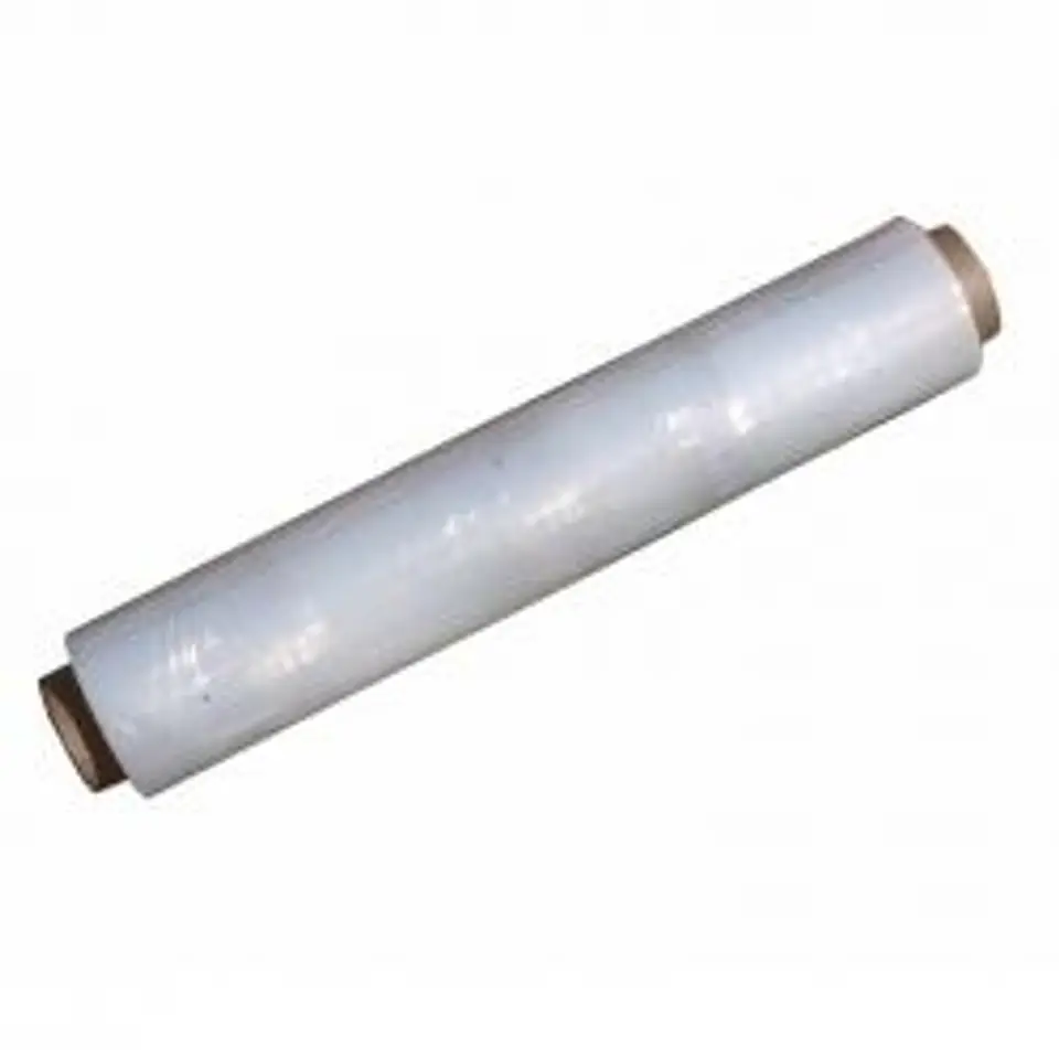 FOLIA STRETCH TRANSPARENT 23MKR 1,5KG (WAGA BEZ ROLKI) w sklepie Wasserman.eu