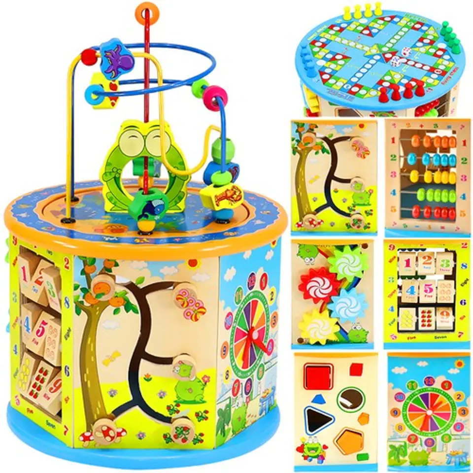 ⁨Kostka edukacyjna drewniana 22429⁩ w sklepie Wasserman.eu