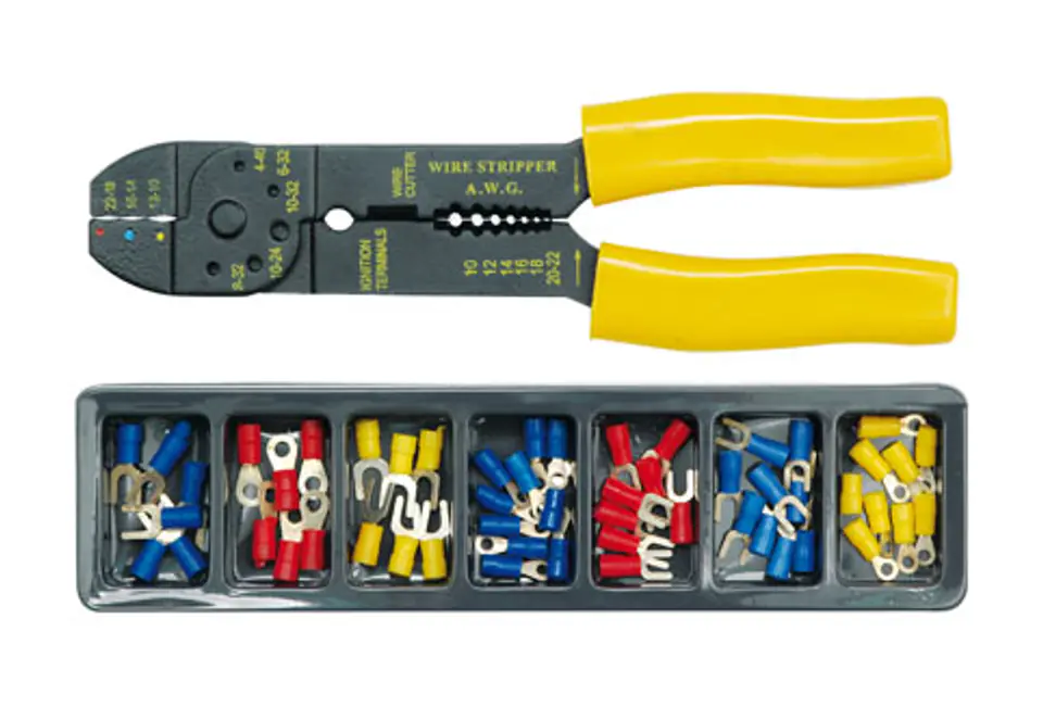 ⁨CONNECTOR CRIMPING PLIERS + CASSETTE CONNECTORS⁩ at Wasserman.eu