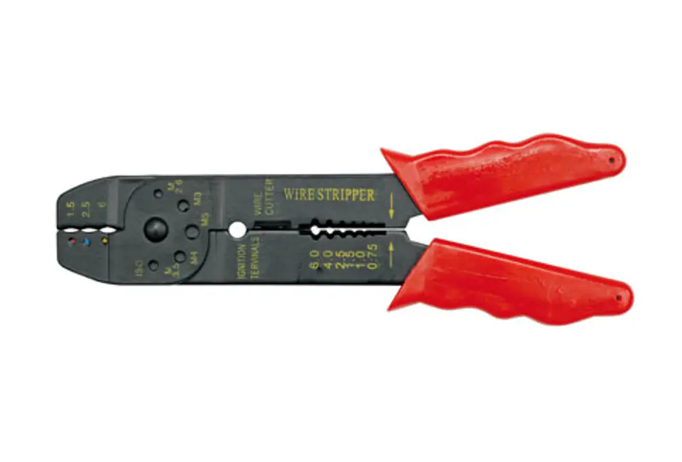 ⁨CONNECTOR CRIMPING PLIERS 210MM⁩ at Wasserman.eu