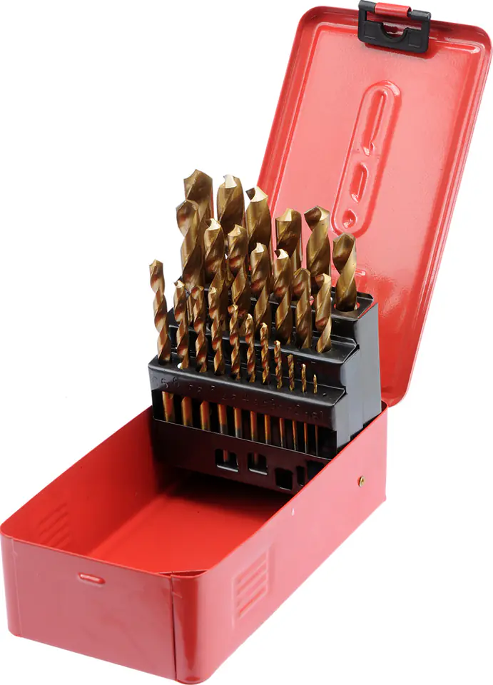 ⁨SET OF TITANIUM DRILLS FOR METAL 1-13 25PCS.⁩ at Wasserman.eu