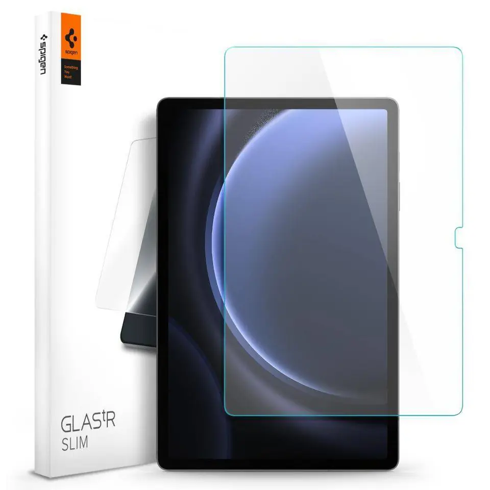 ⁨Szkło Hartowane SAMSUNG GALAXY TAB S9+ FE 12.4 Spigen Glas.tr Slim Clear⁩ w sklepie Wasserman.eu