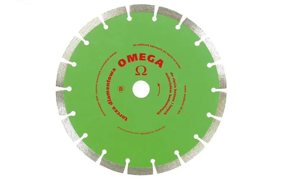 TARCZA DIAMENTOWA SEGMENTOWA OMEGA 230MM w sklepie Wasserman.eu