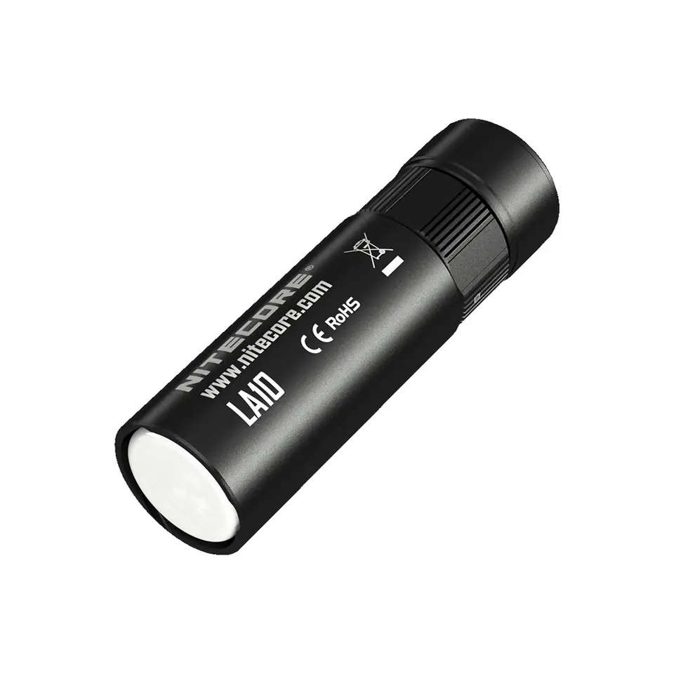 ⁨Nitecore LA10 Black Hand flashlight LED⁩ at Wasserman.eu