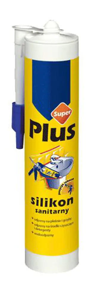 ⁨SILIKON SUPER PLUS SANITARNY 280ML BIAŁY⁩ w sklepie Wasserman.eu