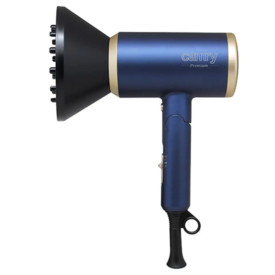 ⁨Suszarka do włosów 1800W ION + dyfuzor + składana rączka⁩ w sklepie Wasserman.eu