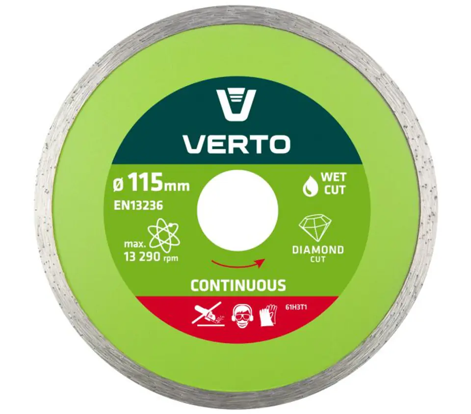 ⁨Diamond blade 115 x 22.2 mm, full⁩ at Wasserman.eu