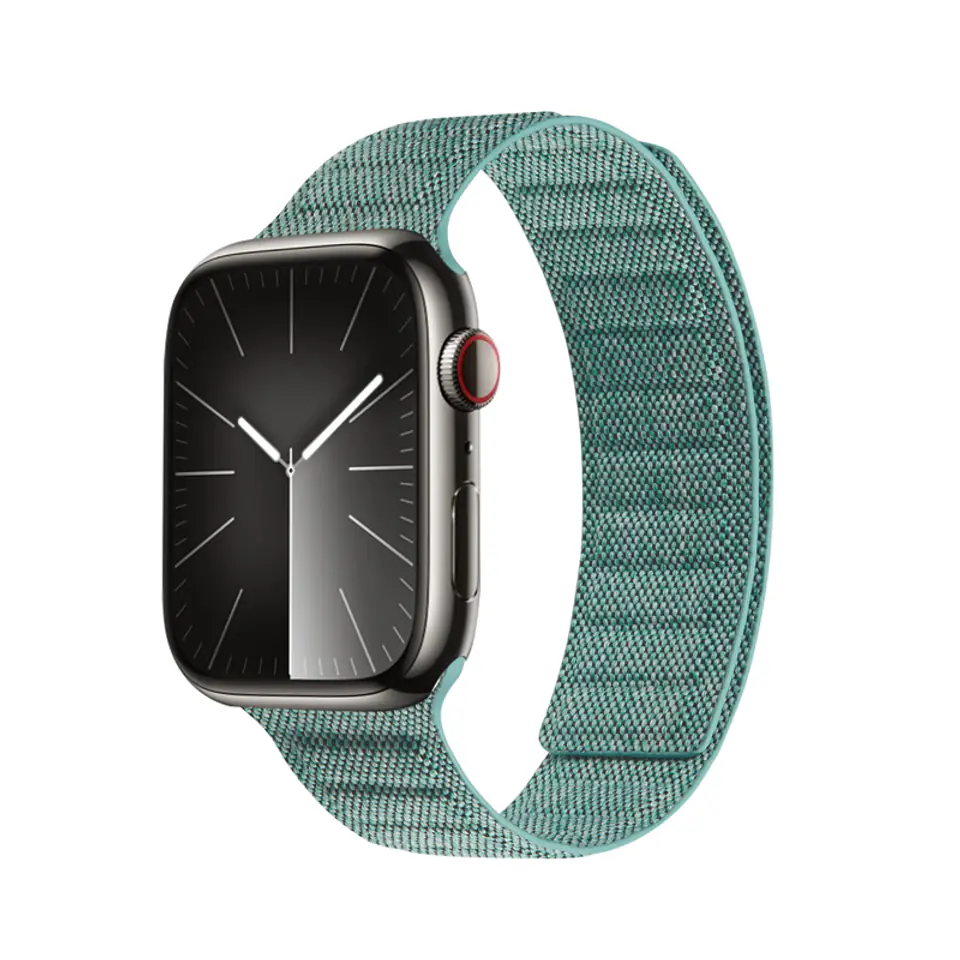 ⁨Crong Melange - Pasek magnetyczny do Apple Watch 38/40/41/42 mm (turkusowy melanż)⁩ w sklepie Wasserman.eu